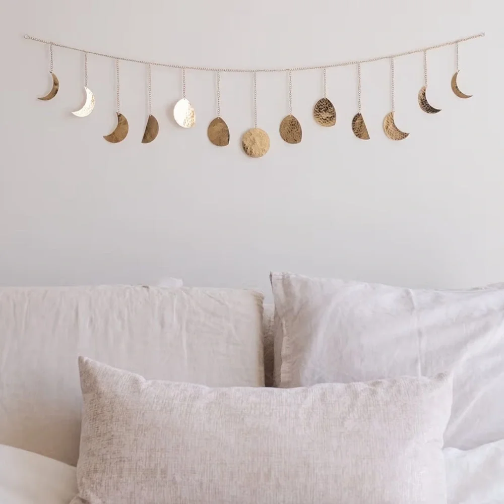 BASE ROOTS Gold Celestial Wall Decor